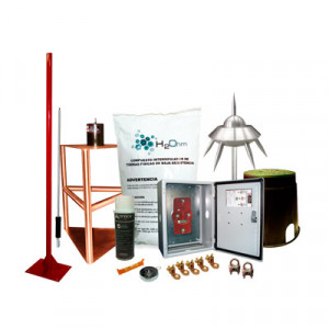 Kitmaster03 Total Ground Kit Pararrayo Con Accesor