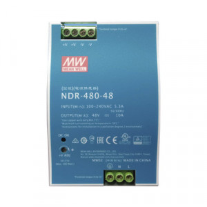 MEANWELL NDR48048 Fuente de Poder Industrial de 480W salida