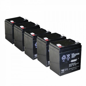 Pl4512paq Epcom Powerline Paquete De 5 Baterias PL