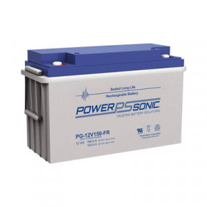 POWER SONIC PG12V150FR Bateria de Respaldo UL de 12V 154AH I