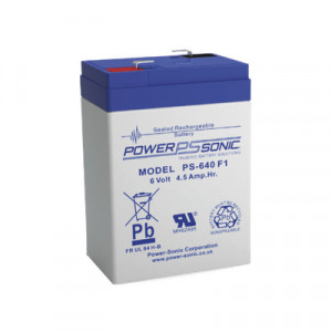 POWER SONIC PS640F1 Bateria de acido de plomo sellada recarg