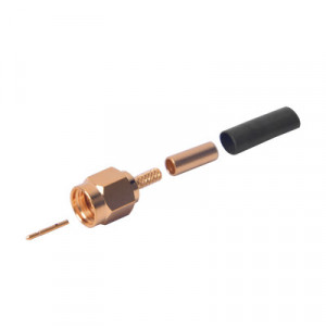 RF INDUSTRIES LTD RSA30001B Conector SMA Macho de Anillo Ple