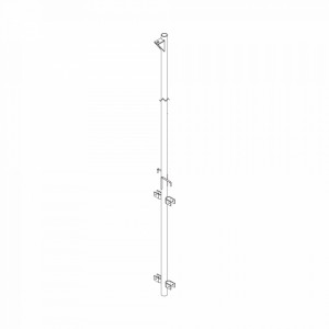 Splumap Syscom Towers Pluma De Aluminio De 4 Metro