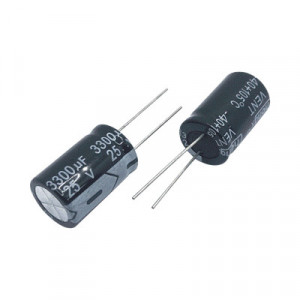SYSCOM PARTS 3300MF25V Capacitor Electrolitico de Aluminio R