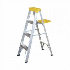 Syset3 Surtek Escalera De Aluminio Tipo Tijera De