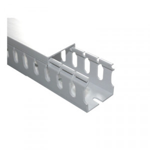 TMR40 Thorsman Canaleta ranurada con tapa blanca