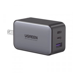 UGREEN 10334 Cargador Rapido de 65W con 3 Puertos / 2 USB-C