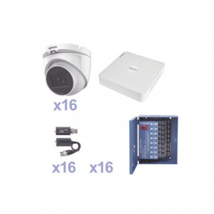 EPCOM KESTXLT16EW KIT TurboHD 1080p Lite / DVR 16 Canales /
