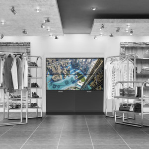 HIKVISION DSCW2X2LUY55 Kit Videowall Comercial 2X2 / Incluye
