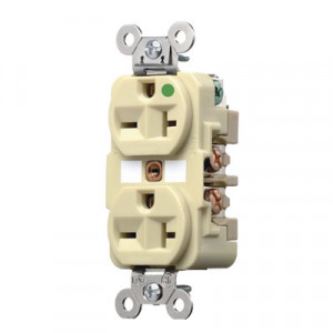 HUBBELL HUBHBL8400I Contacto Duplex de 20 A 250 V CA/ Nema 6