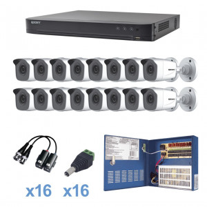 Kevtx8t16bw Epcom KIT TurboHD 1080p / DVR 16 Canal