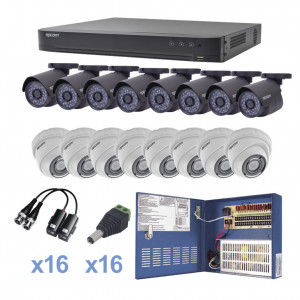 Kevtx8t8b8ew Epcom KIT TurboHD 1080p / DVR 16 Cana