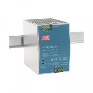 MEANWELL NDR48024 Fuente de Poder Industrial de 480W salida