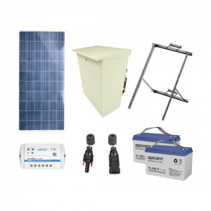 Plradfv Epcom Powerline Kit De Energia Solar De 12