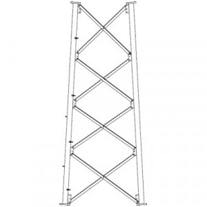 Ssv8n Rohn Seccion 8 Intermedia Para Torre Autosop
