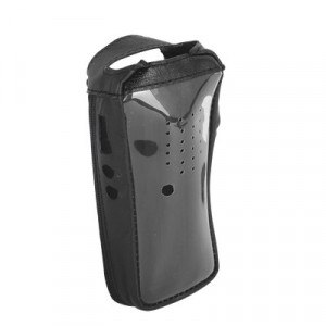Syscom FSMTK2202T Funda Reforzada de Piel con visor frontal