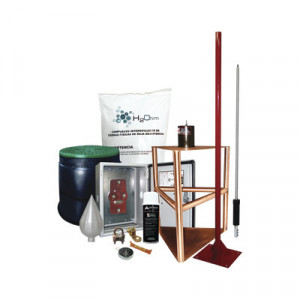 TOTAL GROUND KITMASTER03 Kit Pararrayo con Accesorios para P