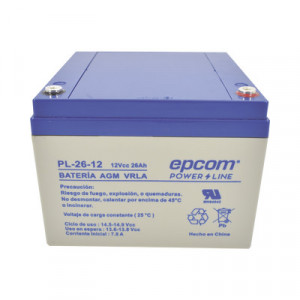 EPCOM POWERLINE PL2612 Bateria de Respaldo para equipo elect
