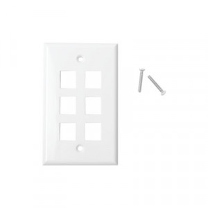 LPFP20 Linkedpro Placa de pared de 6 puertos Keys