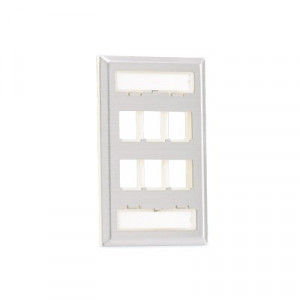 PANDUIT NKF6S Placa de Pared Vertical Salida Para 6 Puertos