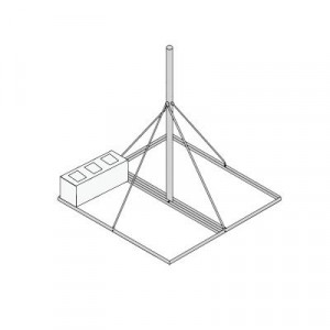 Sbnp901 Syscom Towers Base No Penetrante De 0.9 X