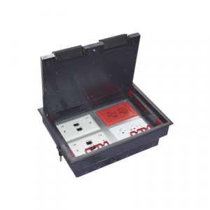 THORSMAN THCP4M Caja de piso para cuatro modulos universales