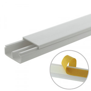 TMK1020CDCC Thorsman Canaleta blanca de PVC auto e