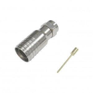 Tt11f03 Epcom Titanium Conector F Macho 75 Ohm