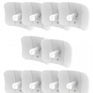 UBIQUITI UBI1680016 Kit de 10 LiteBeam 2x2 MIMO airMAX AC GE