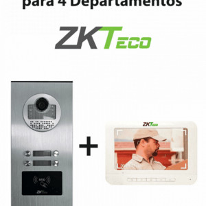 ZKTECO ZKT2170002 ZKTeco VE04A01PAQ7P - Paquete de Videoport