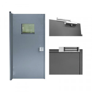 AccessPRO KITPBVT3B Kit de Puerta con mirilla Nivel III (Sub