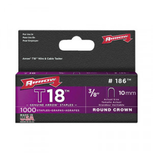 ARROW T1838US Grapas Tipo "U"para Grapadora T18 de 3/8" (10