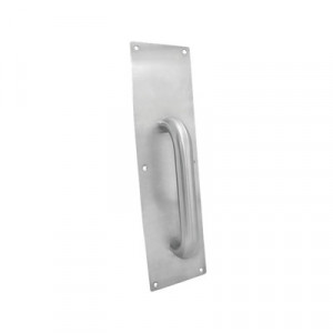 ASSA ABLOY 85594 Push Plate con Jaladera para Puertas de Emp