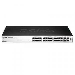 D-LINK DGS310024P Switch Inteligente Gigabit Ethernet Admini