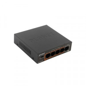 Fsd504hp Planet Switch PoE 802.3af/at Distancia 250 M 4 Puertos