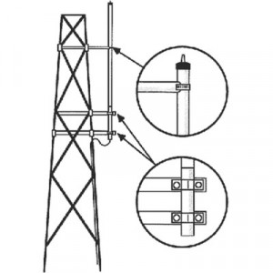 HUSTLER SMK150HX Kit para Montaje Lateral en Torre Antenas V