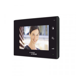 KCVA374B Kocom Monitor adicional color negro manos