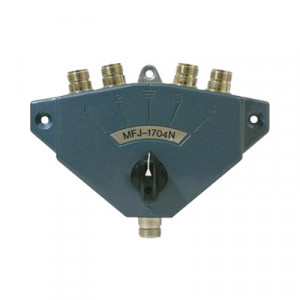 MFJ MFJ1704N Switch Coaxial de Servicio Pesado para 4 Antena