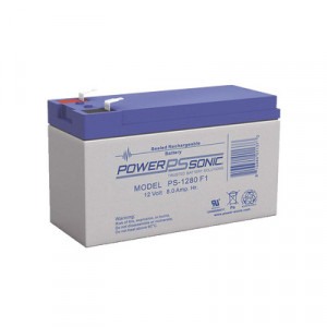 POWER SONIC PS1280F1 Bateria de Respaldo UL de 12V 8AH / Ide