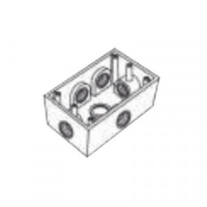RAWELT RR0289 Caja Condulet FS de 1/2" (12.7 mm) con seis bo