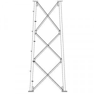 ROHN SSV9NH Seccion 9 Intermedia para Torre Autosoportada li