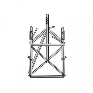 Rsb08 Rohn Base Corta Para Seccion 8 Para Torres A