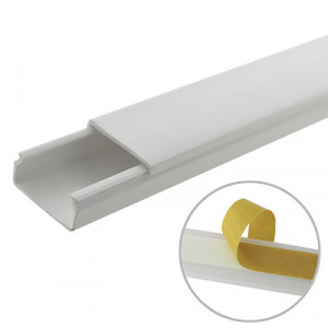 TMK1020SDCC Thorsman Canaleta blanca de PVC auto e