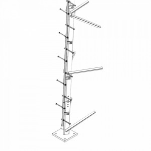 Tryststepw Trylon Escalera De 3 M Tipo Perno Con S