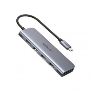 UGREEN 70410 HUB USB-C a HDMI 4K30Hz / 3 Puertos USB 3.0 / L
