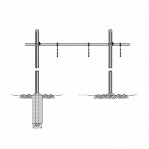 Wgbs121014 Rohn Guia De Cable Horizontal Tipo Puen