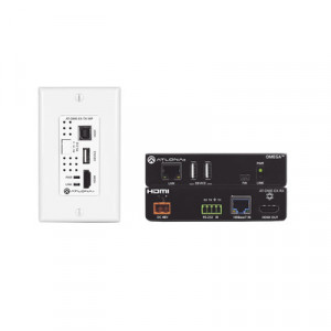 ATLONA ATOMEEXWPKIT OMEGA 4K/UHD Placa de pared HDBaseT TX/R