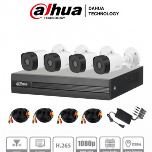 DAHUA DHT0250010 DAHUA KITXVR1B04-I4B1A21 - Kit de 4 Canales