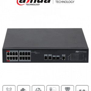 DAHUA DHT3720006 DAHUA DH-PFS4218-16ET-240 - Switch PoE Ad
