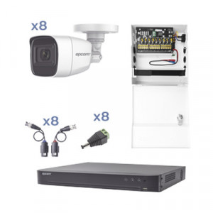 EPCOM KEVTX8T8BGA KIT TurboHD con Audio 1080p / DVR 8 Canale